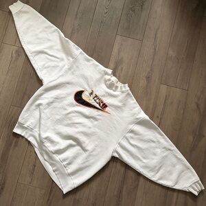 Vintage 1980s NIKE AIR White Made in USA Crewneck